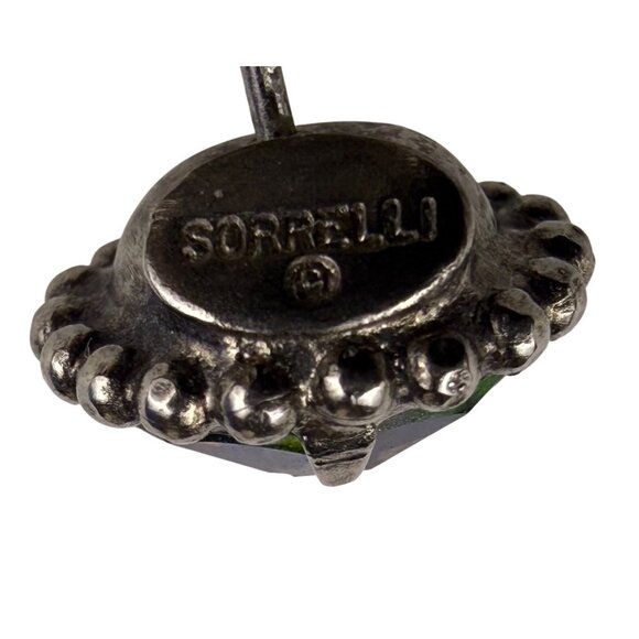 Sorrelli Womens Silver Tone Beaded Stud Earrings With Iridescent Round Crystals - Picture 4 of 5